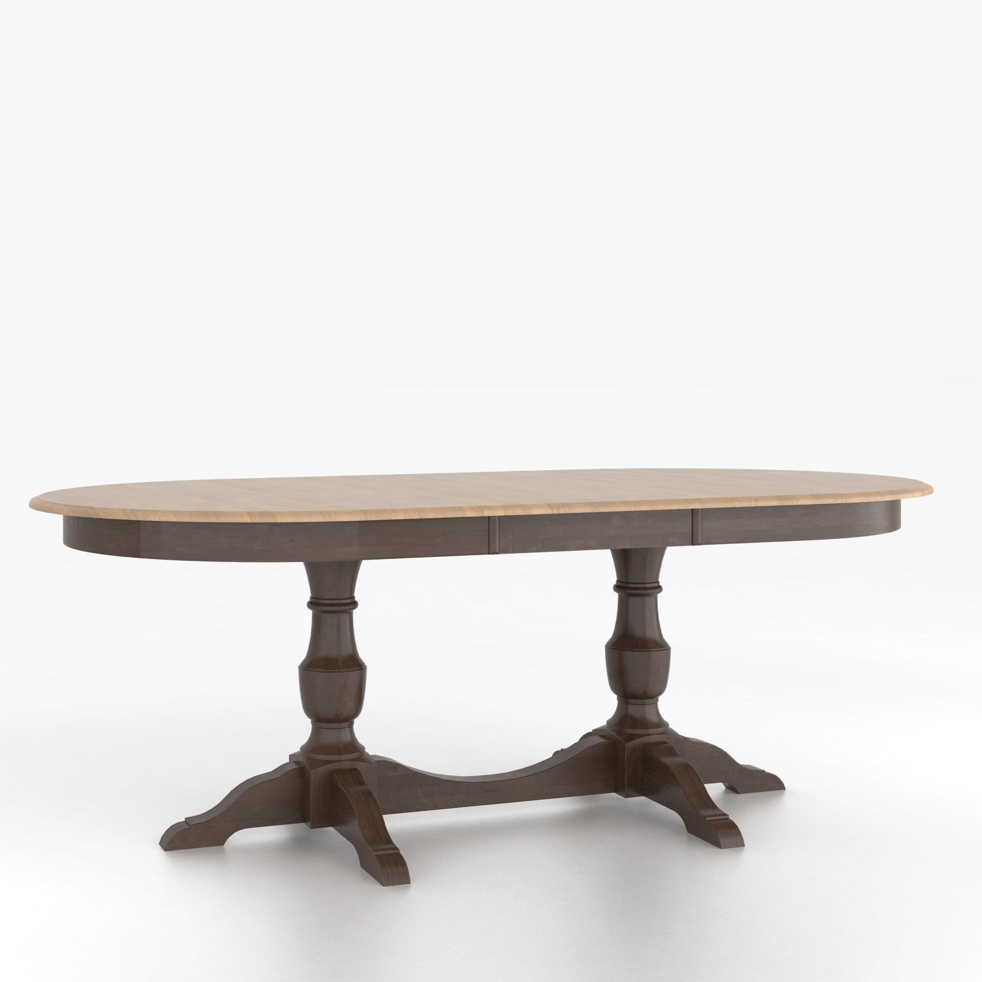 Custom store oval table